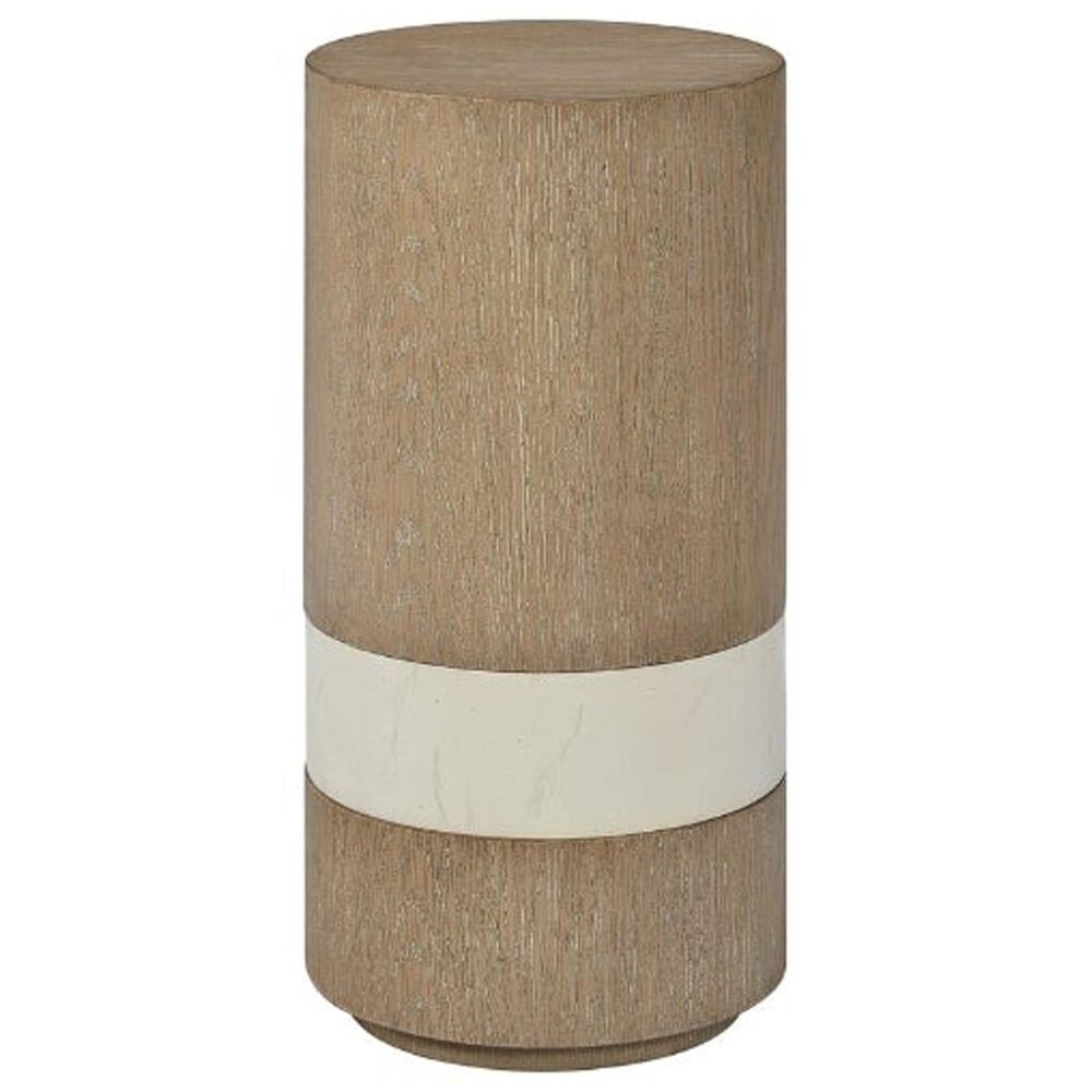 Bernards Furniture Trilogy Spot Table in Warm Toffee and Cream, , large