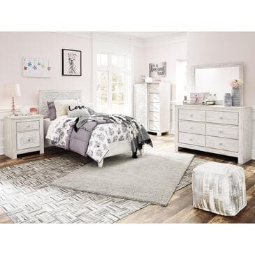 Signature Design by Ashley Paxberry 4-Piece Twin Bedroom Set in Whitewash, , large
