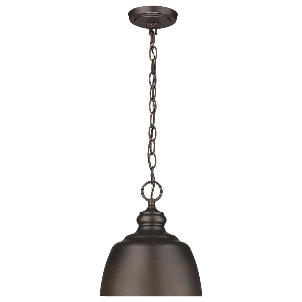 Golden Lighting Holmes Mini Pendant in Rubbed Bronze, , large