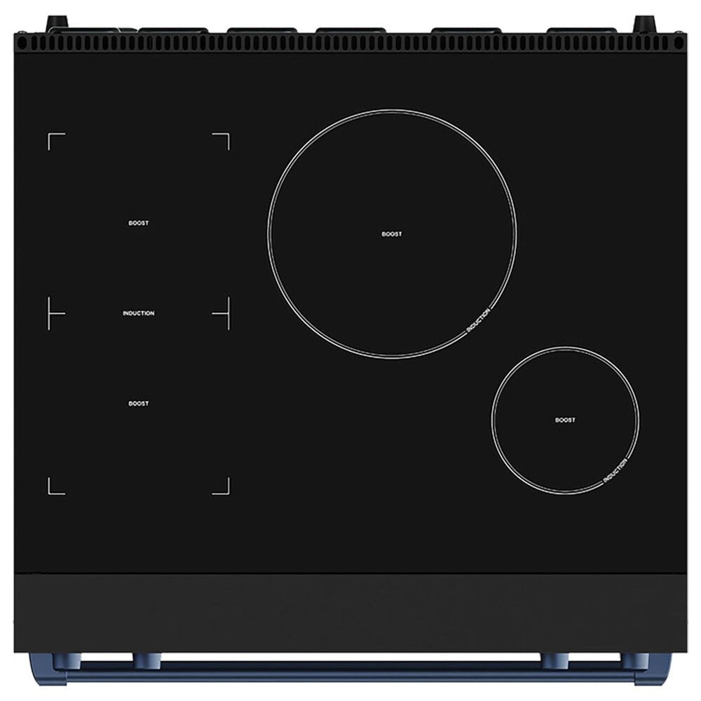 Thor Kitchen Gordon Ramsay 4.8 Cu. Ft. Professional Induction Range with Blue Handle Kit in Black, , large