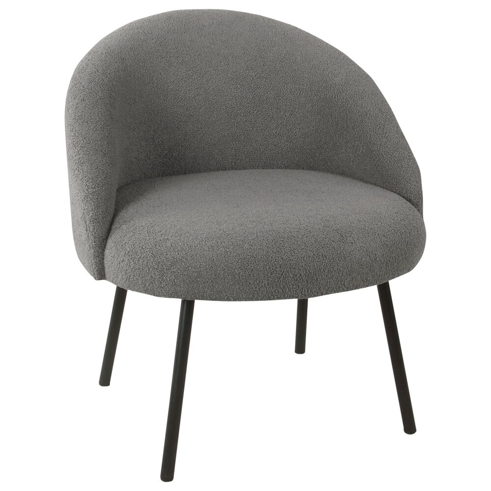 Kinfine HomePop Accent Chair in Gray, , large