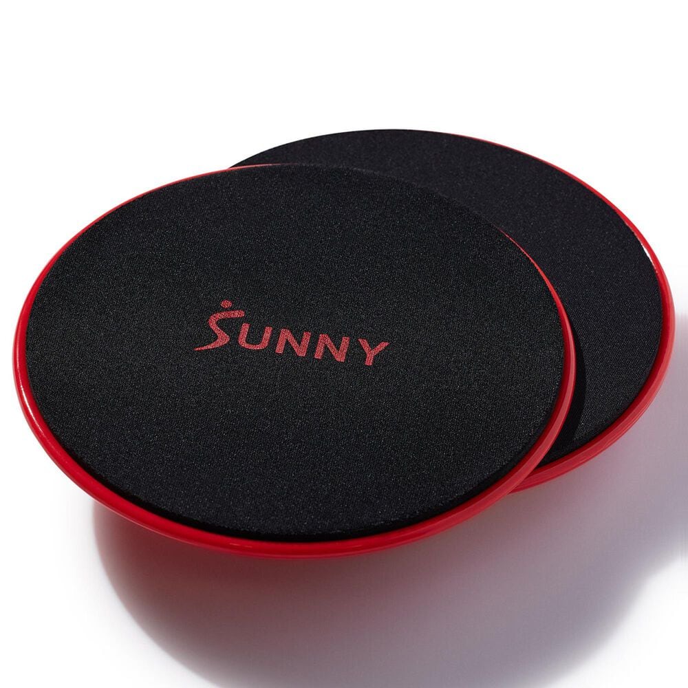 Sunny Health &amp; Fitness Dual Sided Core Exercise Disk in Black and Red, , large