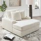 Ashley Lindyn Chaise in Ivory, , large