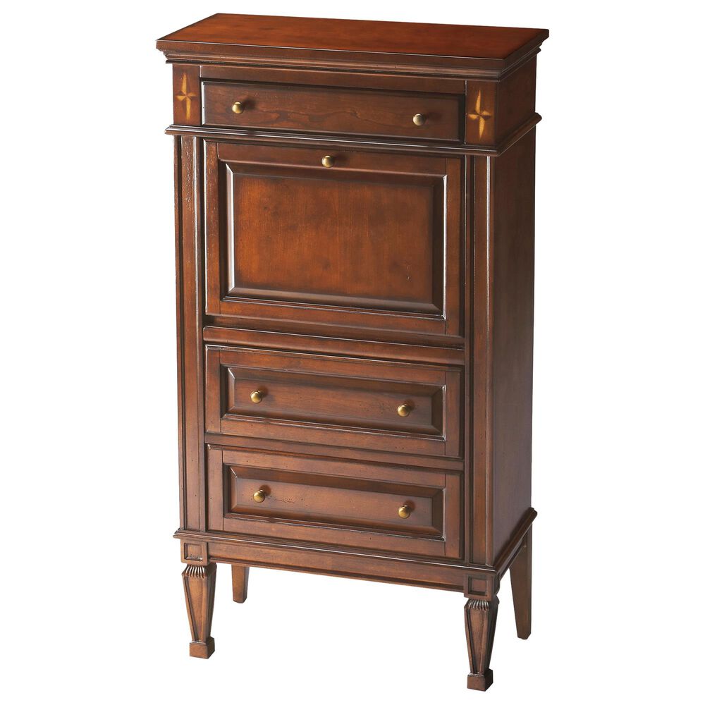 Butler Plantation Cherry Secretary Desk Nebraska Furniture Mart