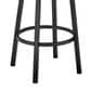 Armen Living Lorin 26" Swivel Counter Stool in Black, , large