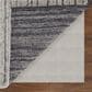 Feizy Broadfield 7"9" x 9"9" Ivory and Charcoal Area Rug, , large