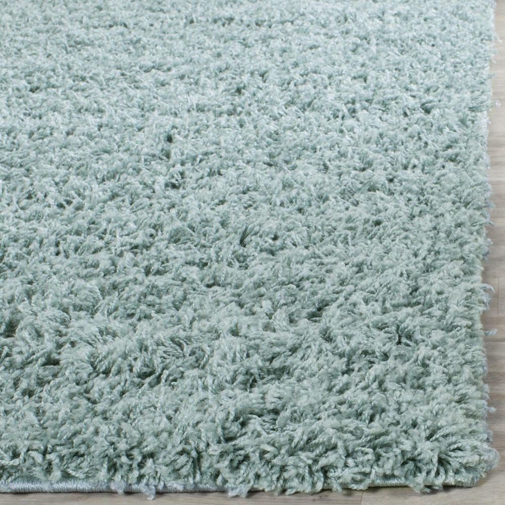 Safavieh Athens Shag SGA119D-28 2&#39;3&quot; x 8&#39; Seafoam Runner, , large