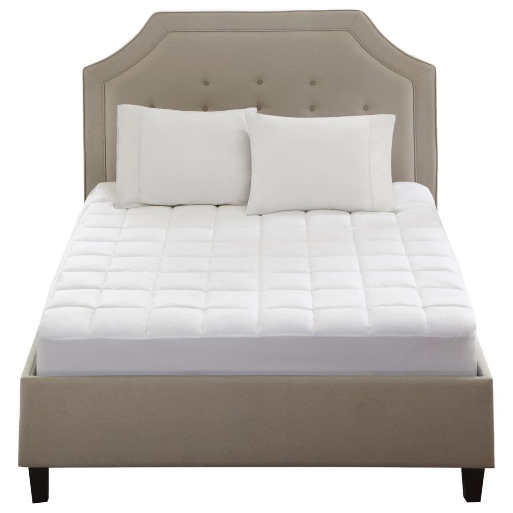 Hampton Park Highline Queen 3M Microfiber Mattress Pad in White, , large