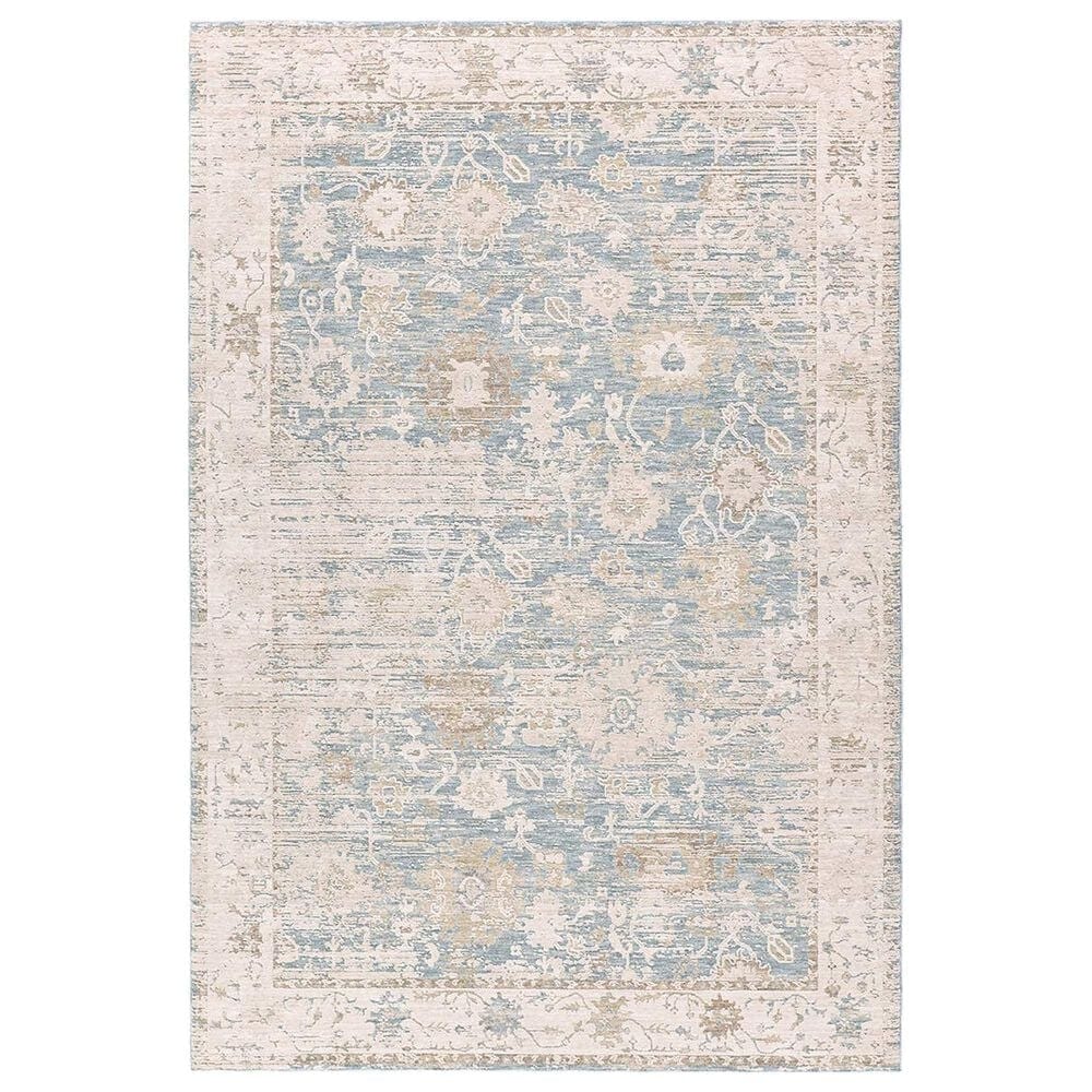 Jaipur Zarif Lupine Tan and Blue 3" x 9" Runner, , large