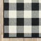 Oriental Weavers Marina Black and Ivory 7"10" x 10"10" Indoor/Outdoor Area Rug, , large