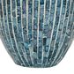 Maple and Jade 16" x 9" Coastal Mosaic Vase in Blue, , large