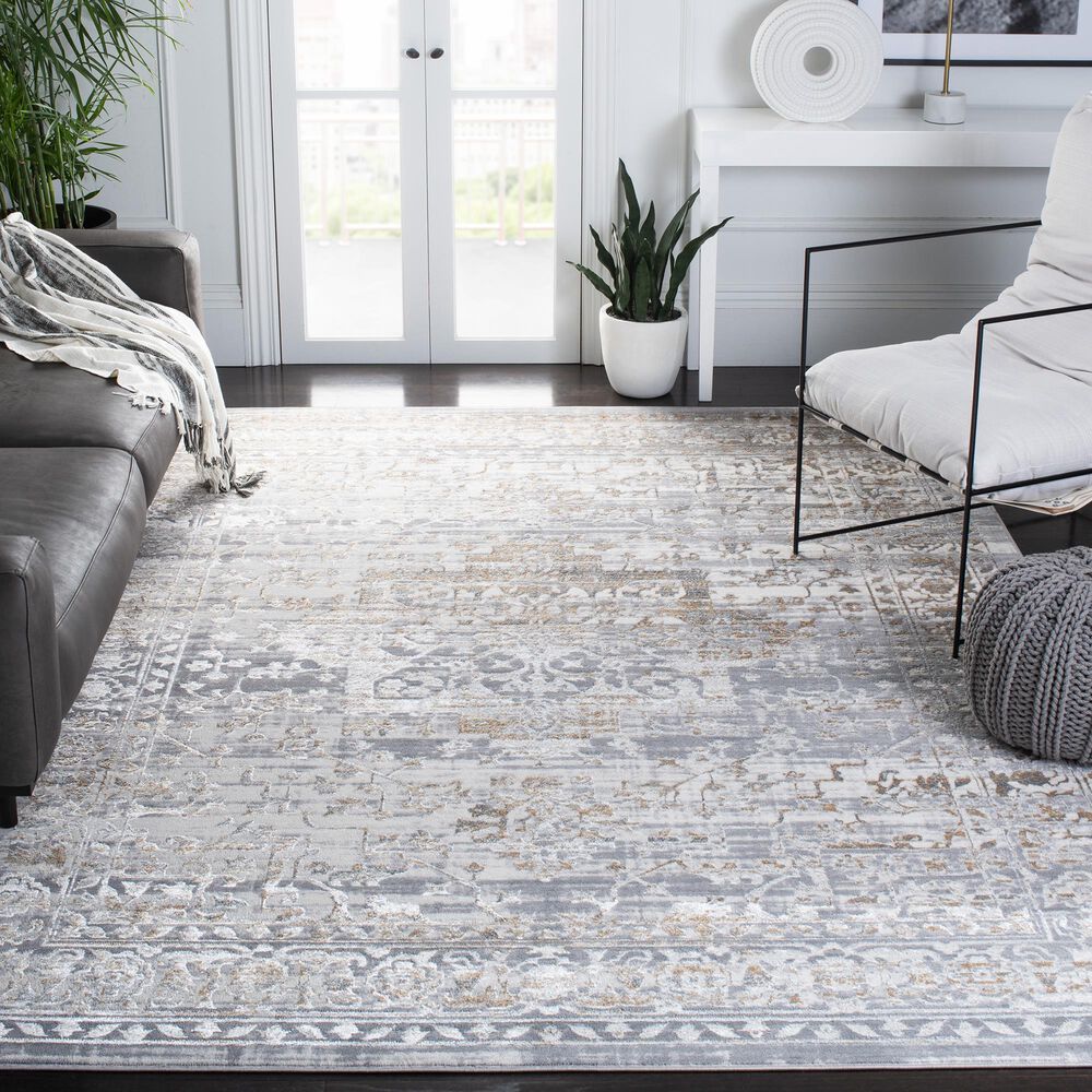 Safavieh Orchard ORC677 8&#39; x 10&#39; Grey and Gold Area Rug, , large