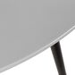 Blue River Kylie 47" Outdoor Round Dining Table in Grey and Dark Eucalyptus, , large