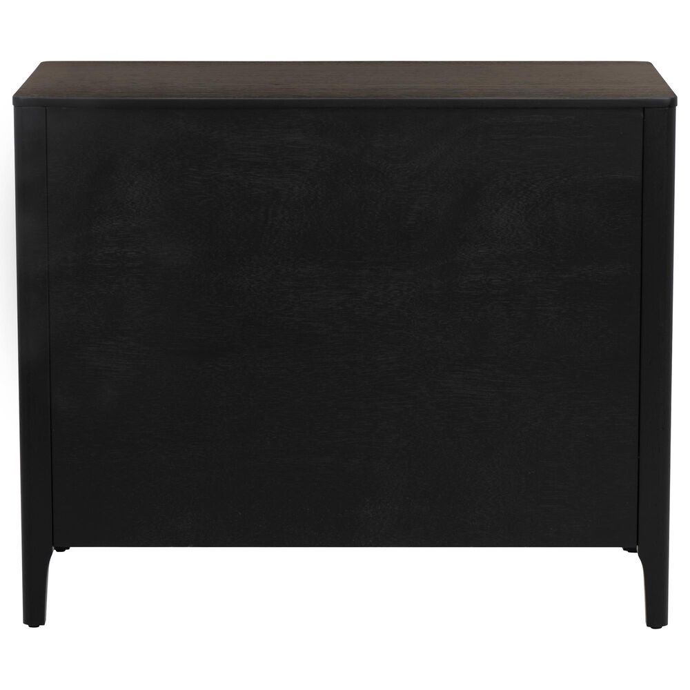 Linon Home Decor Wilcox 3-Drawer Dresser in Black, , large