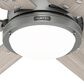 Hunter Gravity 60" Ceiling Fan with LED Light in Matte Silver, , large