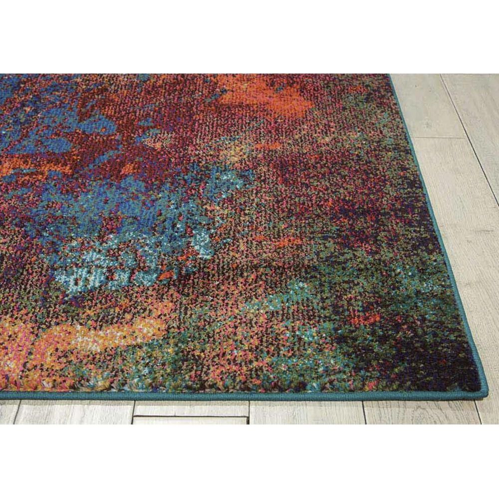 Nourison Celestial CES08 5&#39;3&quot; x 7&#39;3&quot; Atlantic Area Rug, , large