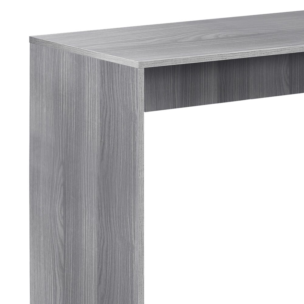 Glideaway 46" Contemporary Computer Desk in Gray, , large