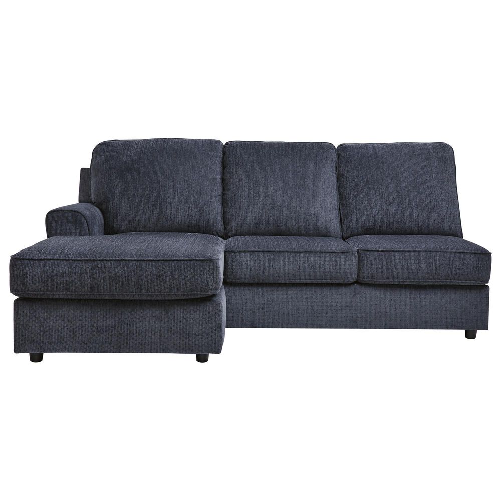 Ashley Maxon Place 2-Piece Left Facing Stationary Sectional in Navy, , large