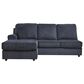 Ashley Maxon Place 2-Piece Left Facing Stationary Sectional in Navy, , large
