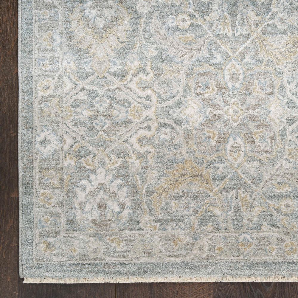 Nourison Envy Classic Blue and Silver 7'10" x 10'2" Area Rug, , large