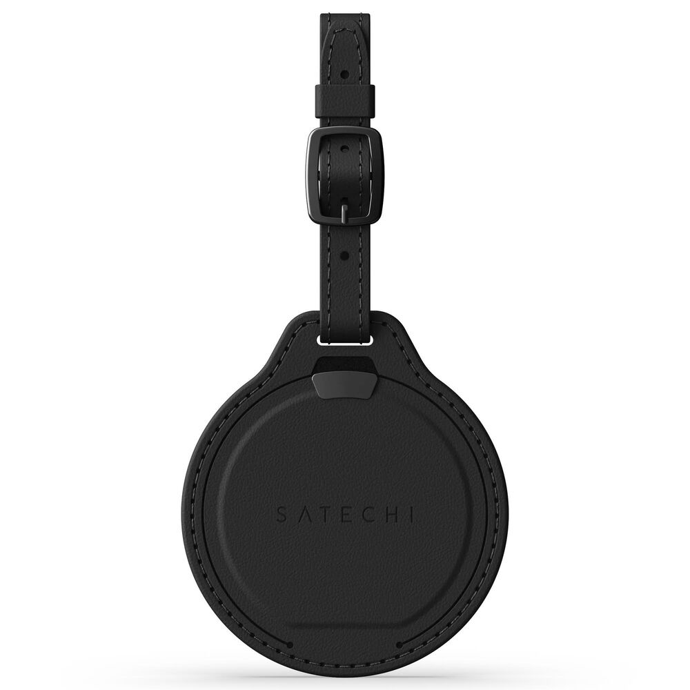 Satechi Vegan-Leather FindAll Luggage Tag in Black, , large