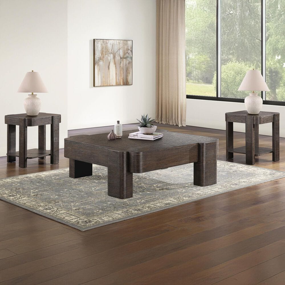 Steve Silver Furniture Salina Square End Table in Espresso, , large