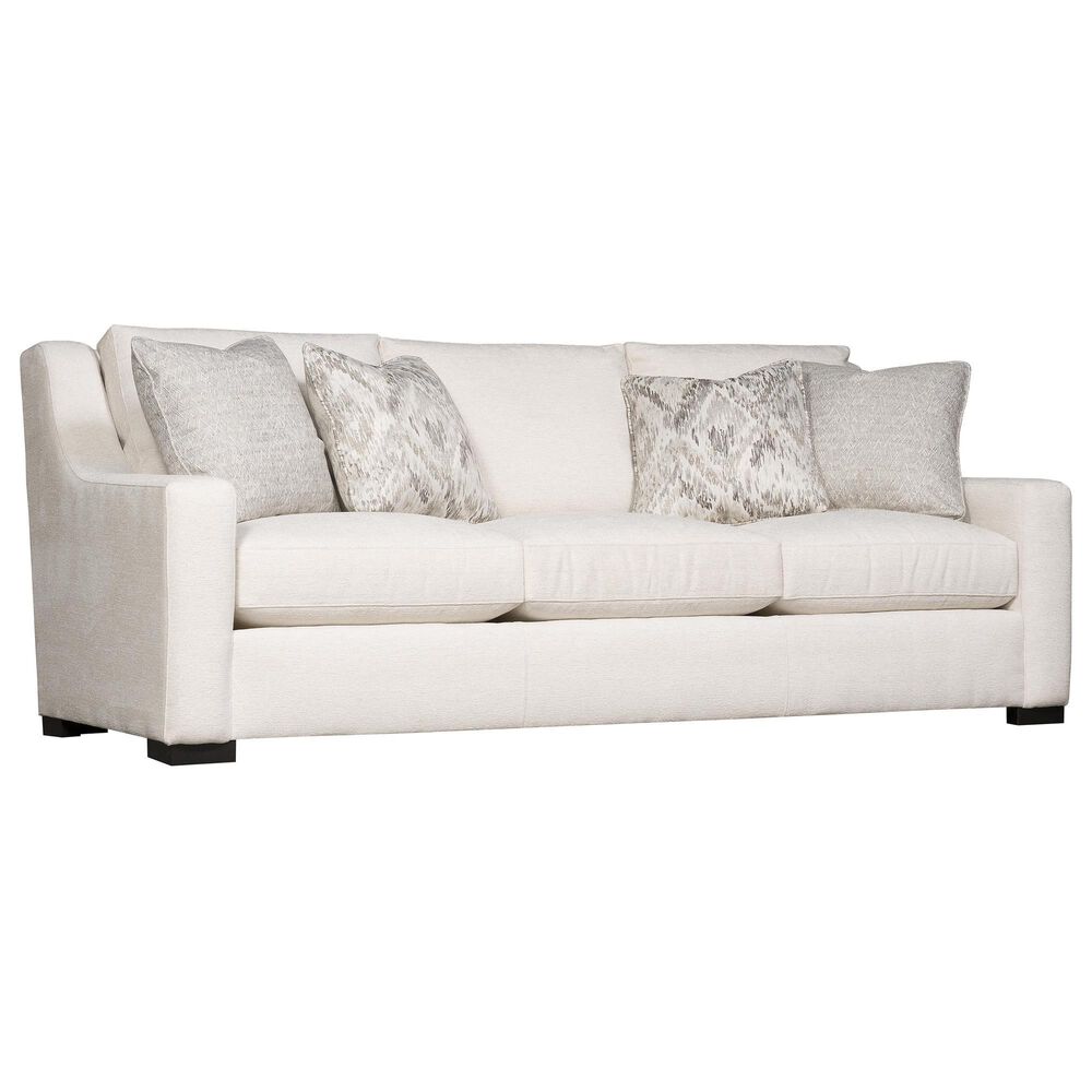 Bernhardt Germain Stationary Sofa in White and Cream, , large