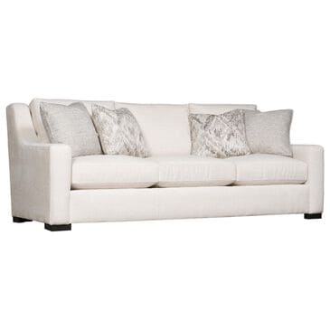 Bernhardt Germain Stationary Sofa in White and Cream, , large