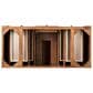 James Martin Vanities Bristol 48" Single Bathroom Vanity in Saddle Brown with 3 cm Victorian Silver Quartz Top and Rectangular Sink, , large