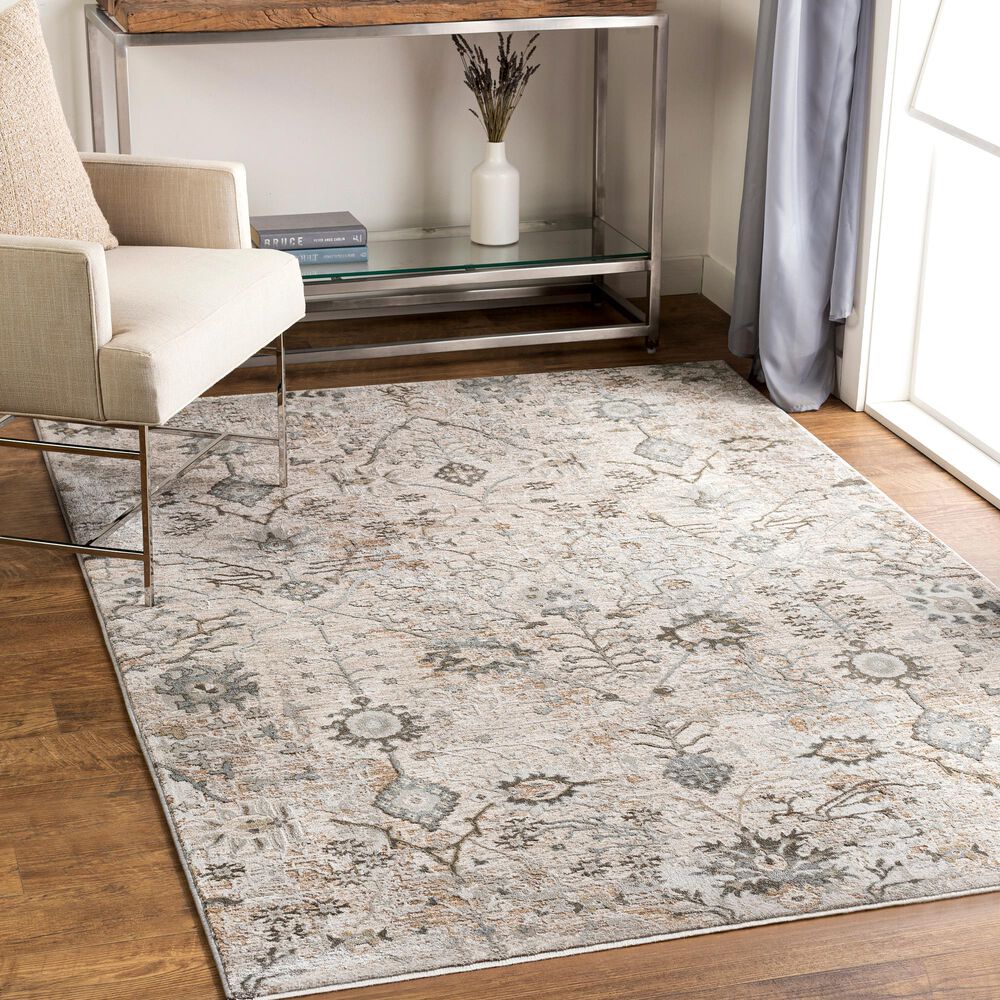 Surya Brunswick 7&#39;10&quot; x 10&#39;3&quot; Ivory, Gray and Green Area Rug, , large