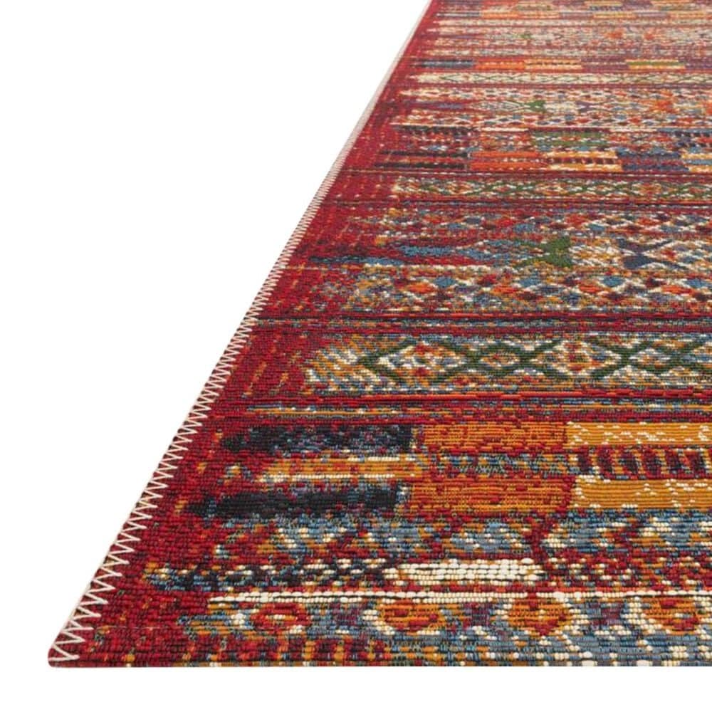 Loloi Mika 2&#39;5&quot; x 7&#39;8&quot; Red and Multicolor Runner, , large