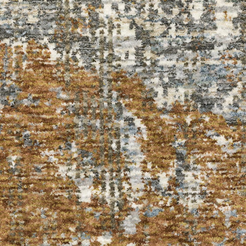 Oriental Weavers Hayden 9&#39;10&quot; x 12&#39;10&quot; Grey and Gold Area Rug, , large