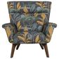 Huntington House Accent Chair in Blue Floral, , large