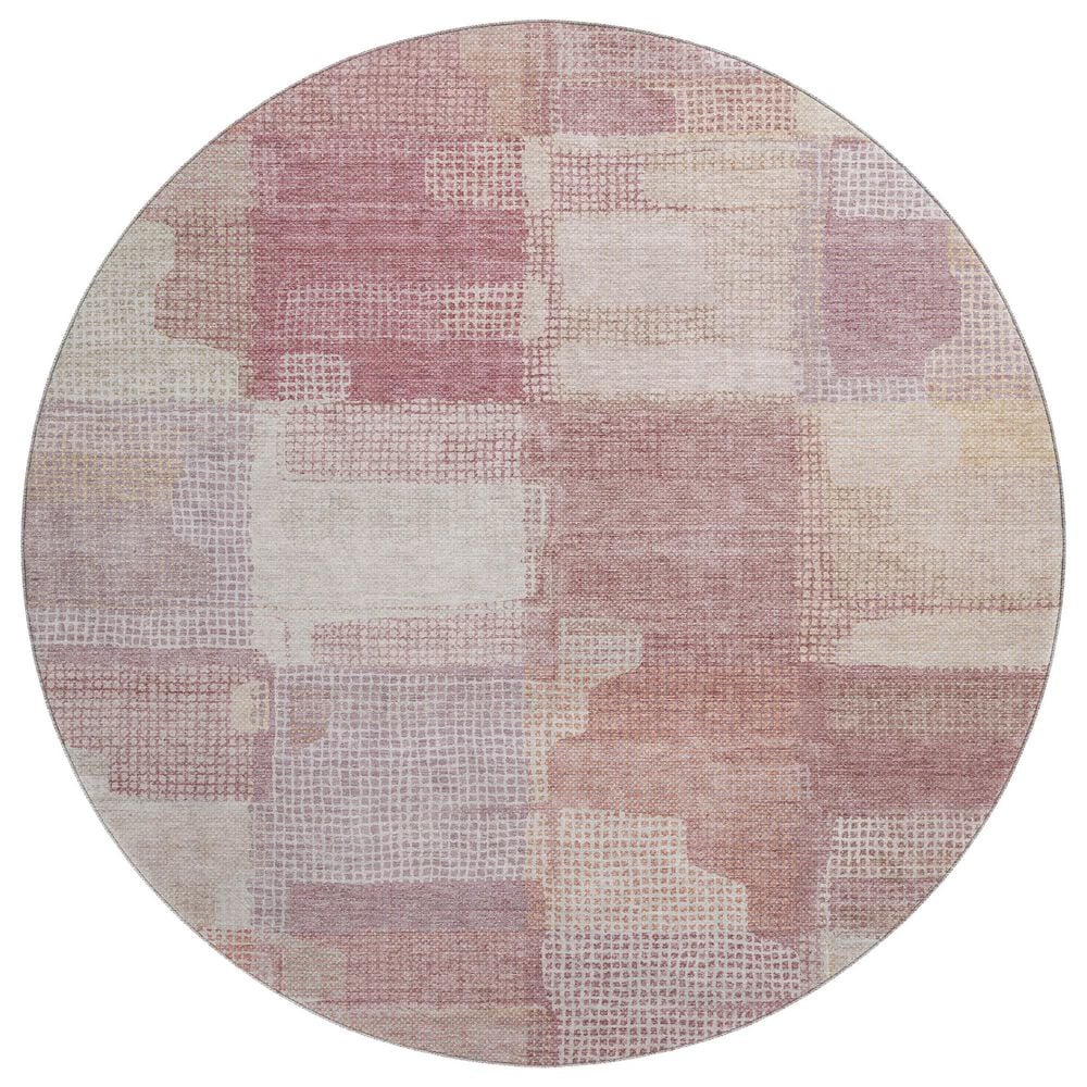 Dalyn Rug Company Ravenna RN10 8" Round Blush Area Rug, , large