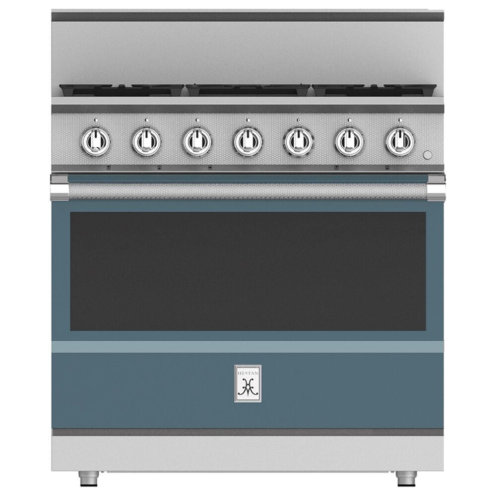 Hestan KRD Series 5.8 Cu. Ft. Slide-In Natural Gas Range with 5-Burner in Pacific Fog, , large