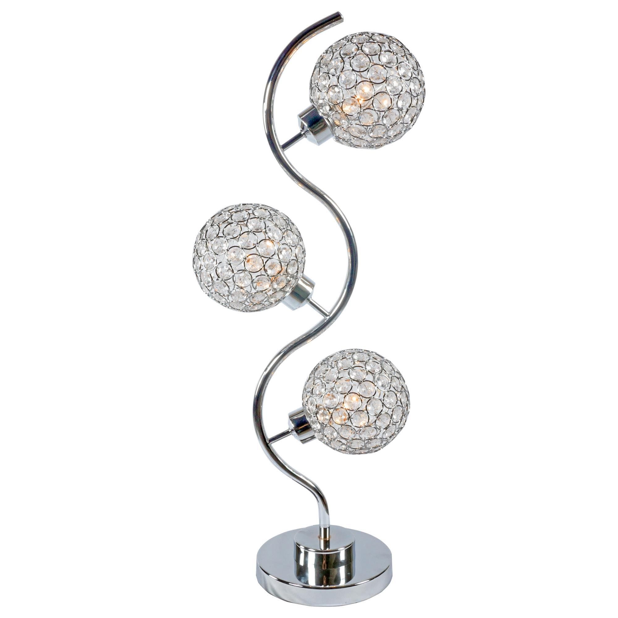 Chrome globe lamp new arrivals
