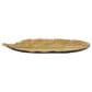 Maple and Jade Bird Feather Bowl in Satin Gold, , large