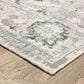 Oriental Weavers Windham WIN04 Ivory and Blue 2"6" x 10" Runner, , large
