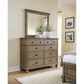 Riva Ridge Oxford Landscape Mirror in Tan, , large
