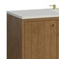 James Martin Hudson 60" Single Bathroom Vanity in Honey Oak with 3 cm Lime Delight Silestone Top and Rectangular Sink, , large