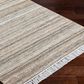 Surya Lily 10" x 14" Light Beige, Caramel, Charcoal and Off-White Indoor/Outdoor Area Rug, , large