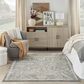 Nourison Lynx 12" x 15"9" Navy and Multicolor Area Rug, , large