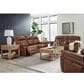 Ashley Healy Pier Power Reclining Sofa in Chocolate, , large