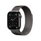Apple Watch Series 11 (GPS+Cellular) 42mm Titanium Case with Slate Milanese Loop - M/L - Slate - (2025), , large