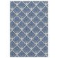 Dalyn Rug Company The Reserve TR9 Navy 3" x 5" Indoor/Outdoor Area Rug, , large