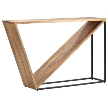 Crestview Collection Trinidad Angled Console Table in Rustic Brown, , large