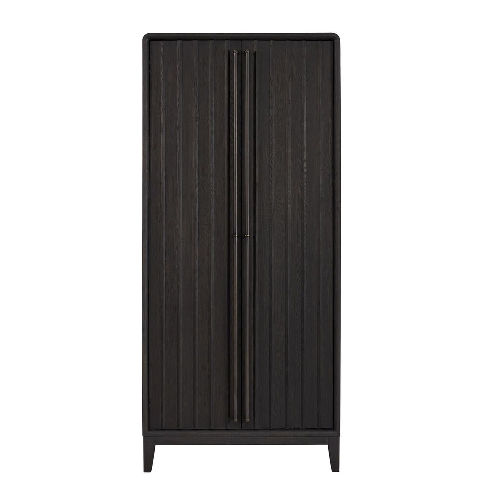 Bernards Furniture Elure Peppercorn Tall Armoire with Clothing Rod in Peppercorn Finish, , large
