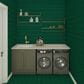 Dal-Tile Artefino Element Forest 1.5" x 6" Capsule on 12" x 13" Porcelain Mosaic Sheet, , large