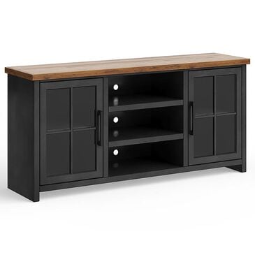 Endress International Essex 67" TV Stand in Black and Whiskey, , large
