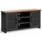 Endress International Essex 67" TV Stand in Black and Whiskey, , large